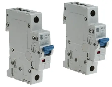 Produktfoto 1 von Allen Bradley 1492-SPM Miniaturüberlastschalter Typ C, Pol 1-polig 2A 277V ac, Abschaltvermögen 10 kA 48 V dc