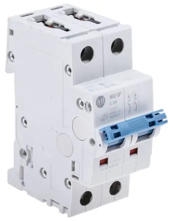 Produktfoto 1 von Allen Bradley 1492-SPM Miniaturüberlastschalter Typ C, Pol 2-polig 2A 480V ac, Abschaltvermögen 10 kA 96 V dc