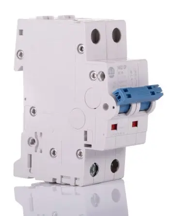 Produktfoto 1 von Allen Bradley 1492-SPM Miniaturüberlastschalter Typ B, Pol 2-polig 1A 480V ac, Abschaltvermögen 10 kA 96 V dc