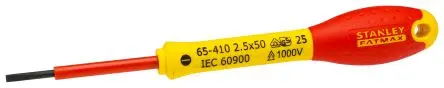 Produktfoto 1 von Stanley VDE 1000V zugelassen Isoliert, Stahl / Klinge 50 mm