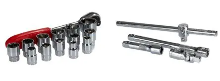 RS PRO Steckschlüsselsatz 3/8 in Vierkant 6-Kant 9.53 mm 18-teilig