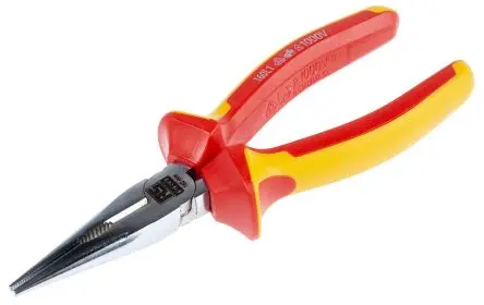 Produktfoto 1 von RS PRO Spitzzange / Backen 50.3mm 160mm VDE 1000V zugelassen