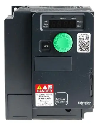 Produktfoto 1 von Schneider Electric ATV320 3-Phasen Antrieb mit regelbarer Drehzahl 0.75 kW 500V 2.3 A 0.1Hz, 599 Hz