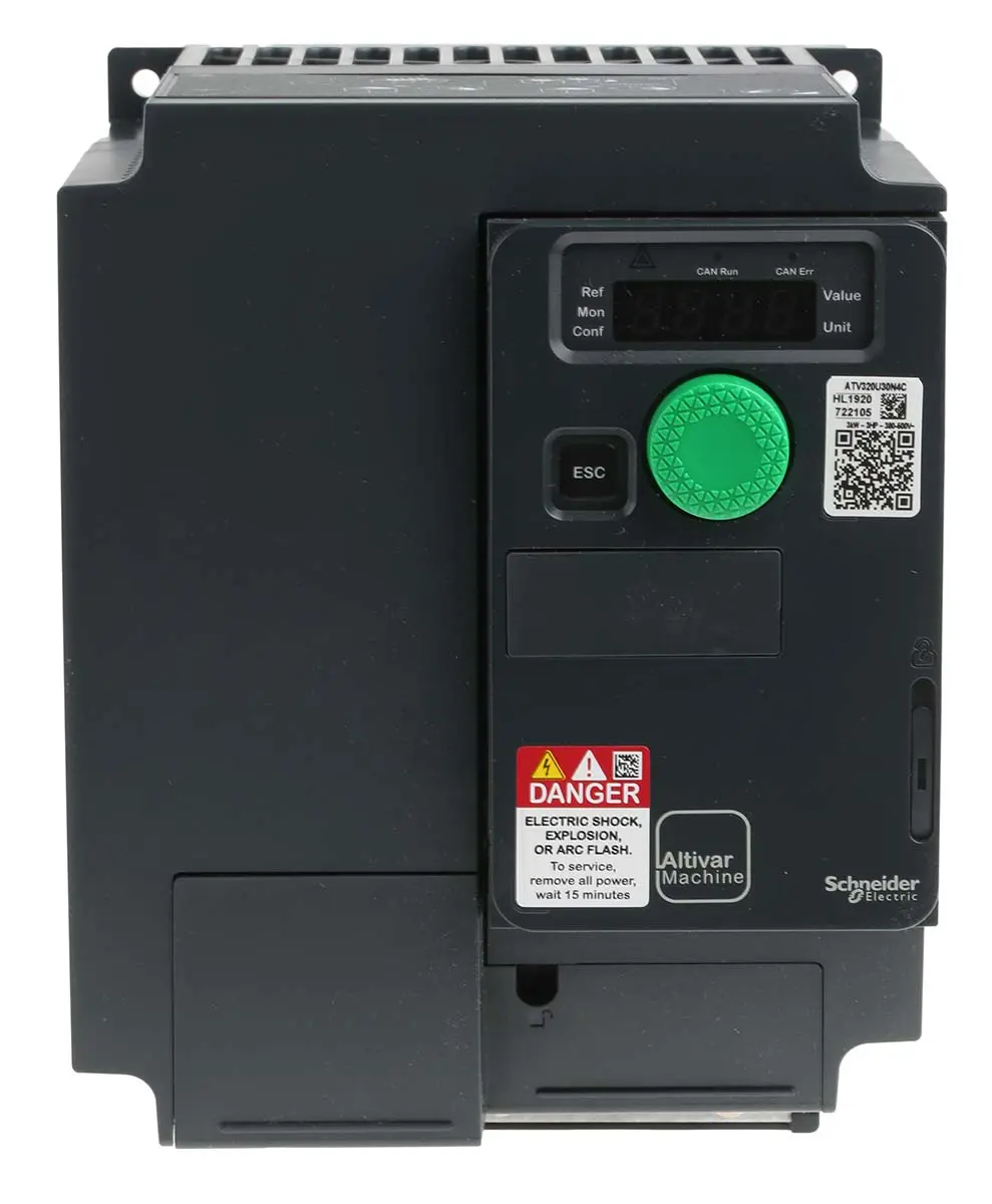 Produktfoto 1 von Schneider Electric Altivar 3-Phasen Drehzahlgeregelter Antrieb 3 kW 400 V ac / 11,1 A 0.1 → 599Hz für
