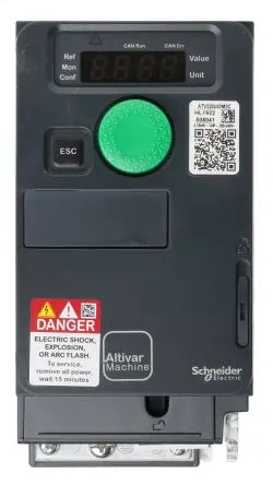 Produktfoto 1 von Schneider Electric ATV320 1-Phasen Antrieb mit regelbarer Drehzahl 0.18 kW 240V 1.5 A 0.1Hz, 599 Hz