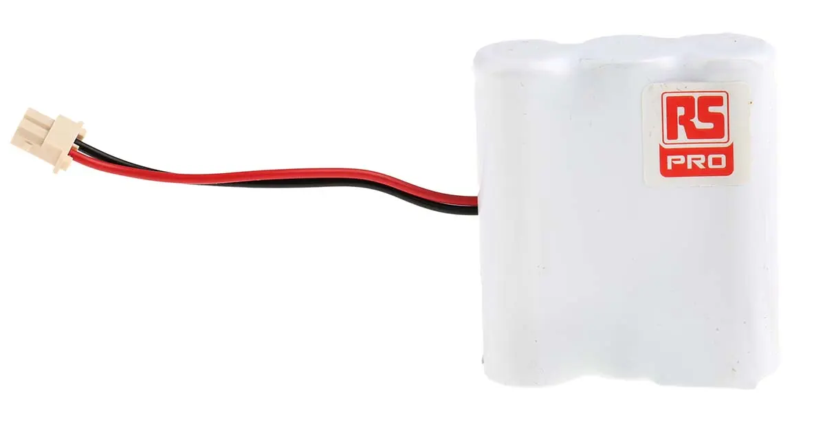 RS PRO NiCd Akkupack, 3-Zellen AA 3.6V / 700mAh, Molex-Anschluss