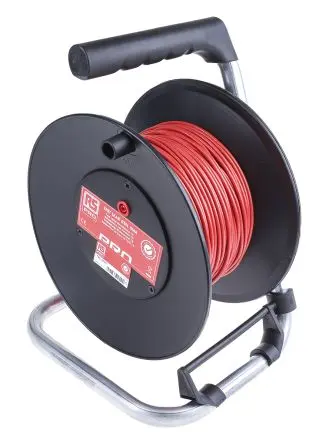 Produktfoto 1 von RS PRO Messleitung Verlängerung, 50 m Rot / 4 mm Buchse CAT 1000V