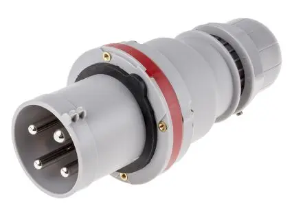Produktfoto 1 von Scame Optima Leistungssteckverbinder Rot 3P+PE, 415V, Kabel Gerade IP44 63A