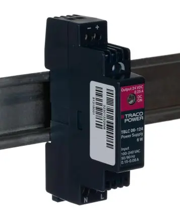 Produktfoto 1 von TRACOPOWER TBLC 06 DIN-Schienen Netzteil Geschalteter Modus 264V ac AC / 250 mA 28V dc DC 6 W