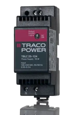 Produktfoto 1 von TRACOPOWER TBLC DIN-Schienen Netzteil Geschalteter Modus 264V ac AC / 1.05 A 28V dc DC 25 W