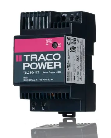 Produktfoto 1 von TRACOPOWER TBLC DIN-Schienen Netzteil 264V ac AC / 4 A 16V dc DC 48 W