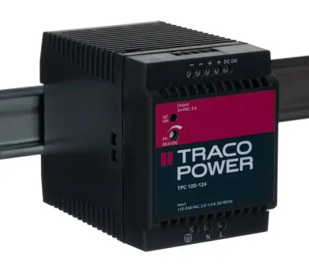 TRACOPOWER TPC DIN-Schienen Netzteil Geschalteter Modus 264V ac Wechselstrom/Gleichstrom / 5 A 56V dc DC 120 W
