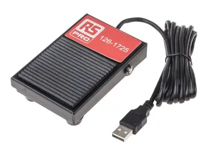 Produktfoto 1 von RS PRO Fußpedal für Digitales WLAN-Mikroskop