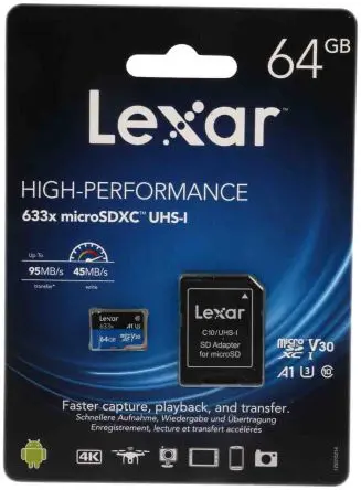 Lexar 64 GB MicroSDXC MicroSD Klasse 10 Industriequalität