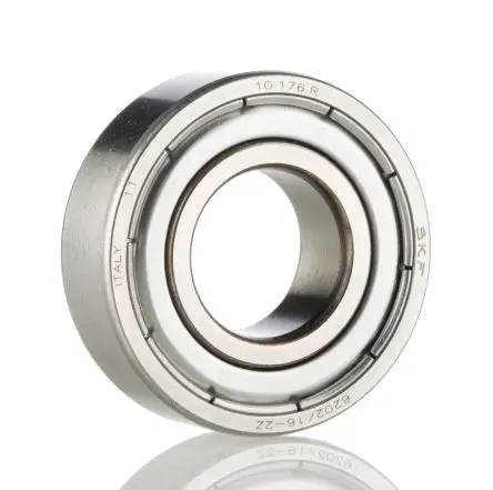 Produktfoto 1 von SKF 1-reihig Kugellager glatt, Innen-Ø 16 mm / Außen-Ø 35 mm Außen-ø , Breite 11 mm