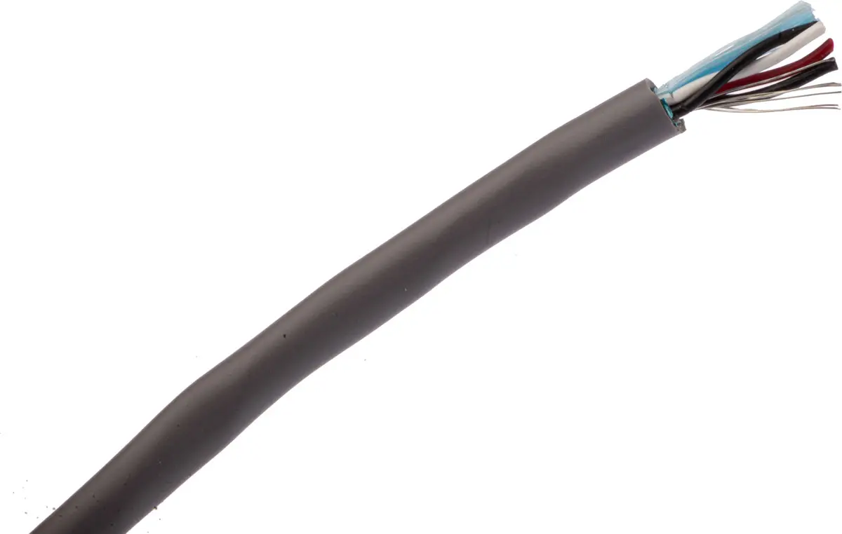Produktfoto 1 von Alpha Wire Alpha Essentials Communication & Control Steuerkabel, 2-paarig 0,23 mm Ø 5.38mm F/UTP Schirmung PVC isoliert