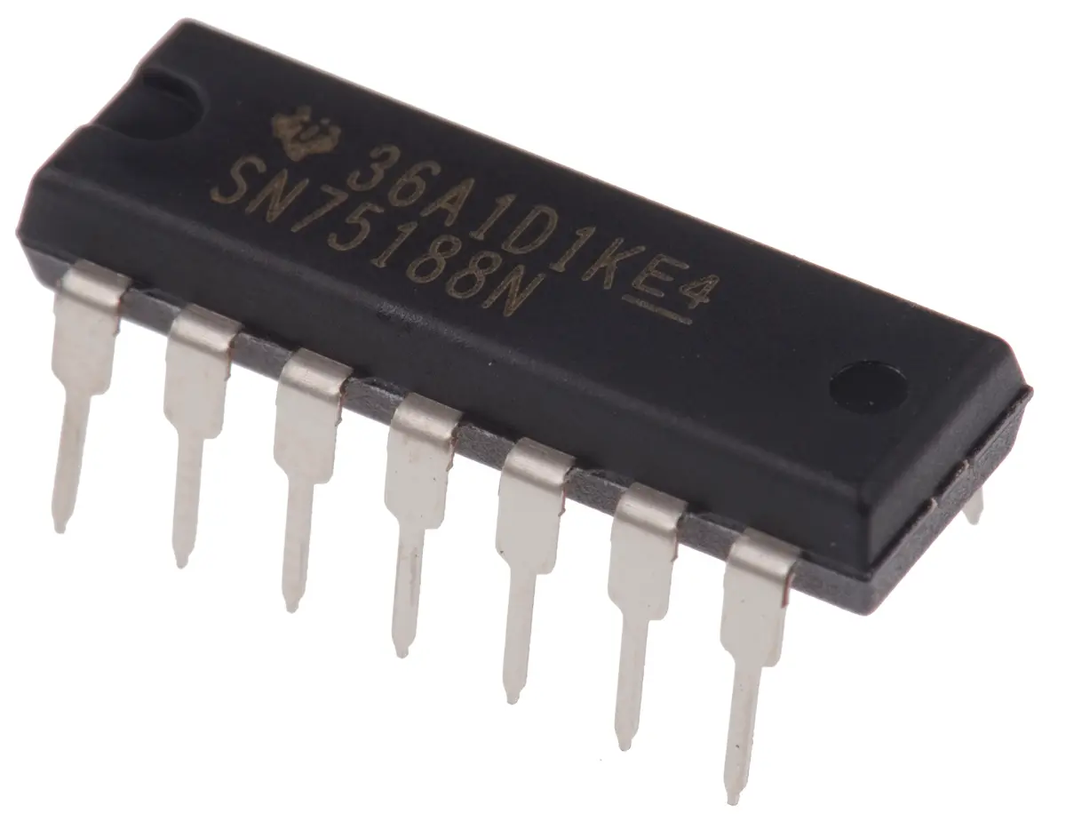 Produktfoto 1 von Texas Instruments Leitungsübertrager Leitungstreiber SN75 4-Bit Differenzial Nicht invertierend 14-Pin PDIP