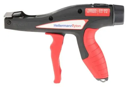 Produktfoto 1 von HellermannTyton EVO9 Kabelbinderpistole Kunststoff, max. 13 mm