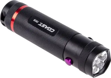 Coast Taschenlampe UV-LED Schwarz, 59 lm / PX10, 101 mm