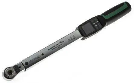 Produktfoto 1 von STAHLWILLE 714R 3/8 in Digitaler Drehmomentschlüssel Vierkant 6 To 60 Nm, Länge 427mm, ±1 % (Angle), ±2 % (Torque)