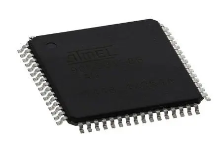 Produktfoto 1 von Microchip Mikrocontroller AT90USB1286 AVR 8 bit Oberfläche 128kB Flash TQFP 64-Pin 16 MHz 8 kB RAM