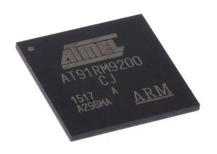 Produktfoto 1 von Microchip Mikrocontroller AT91RM9200 ARM920T 32 bit Oberfläche 128kB Flash LFBG 256-Pin 180 MHz 16 kB RAM