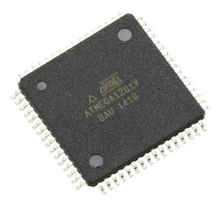 Produktfoto 1 von Microchip Mikrocontroller ATMEGA1281 AVR 8 bit Oberfläche 128kB Flash TQFP 64-Pin 8 MHz 8 kB RAM