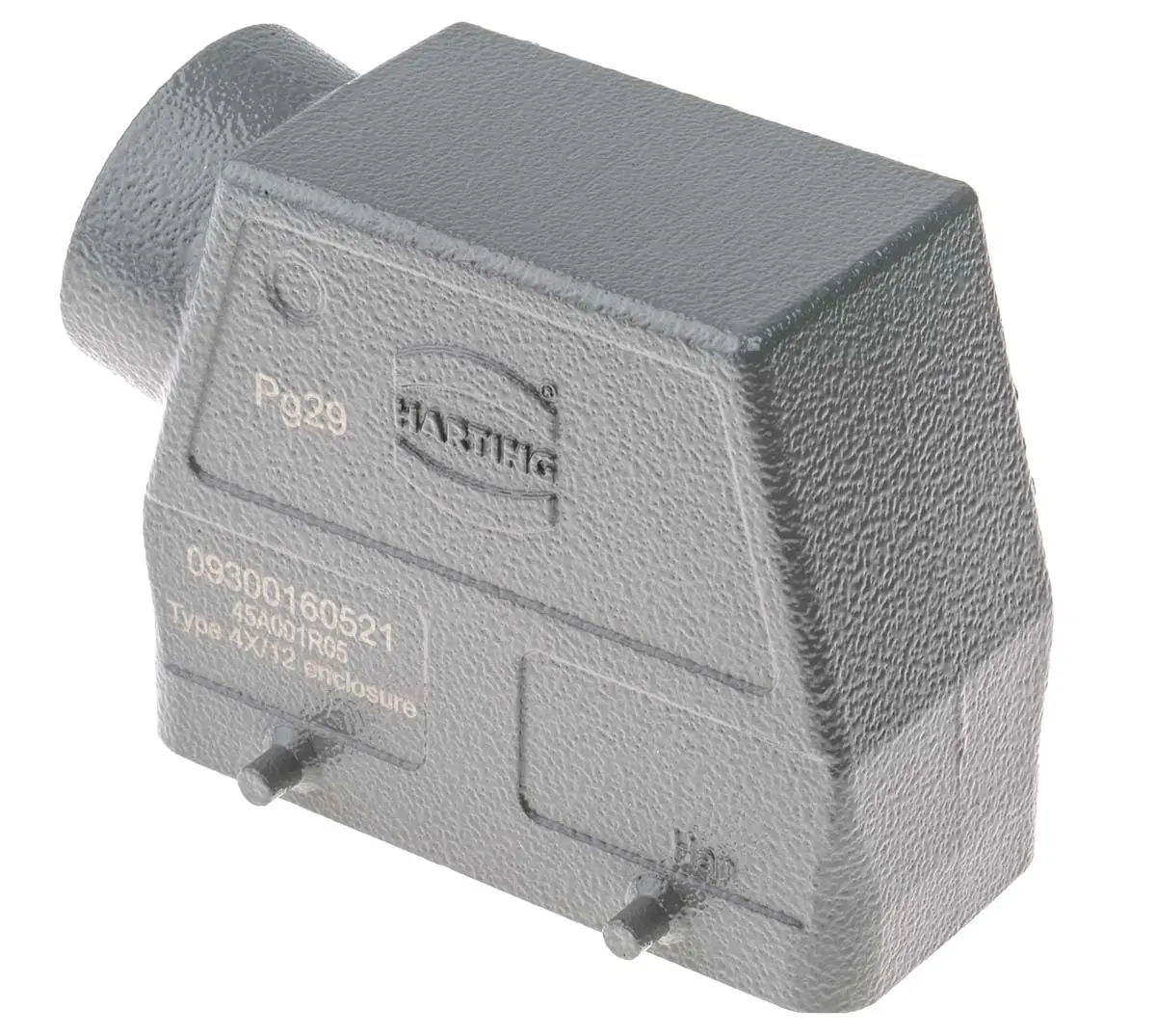 Produktfoto 1 von HARTING Han B Kappe für robusten Stromversorgungsstecker 2 Hebel 2, Anschlusshaube 16B Steckverbinderkappe, IP65