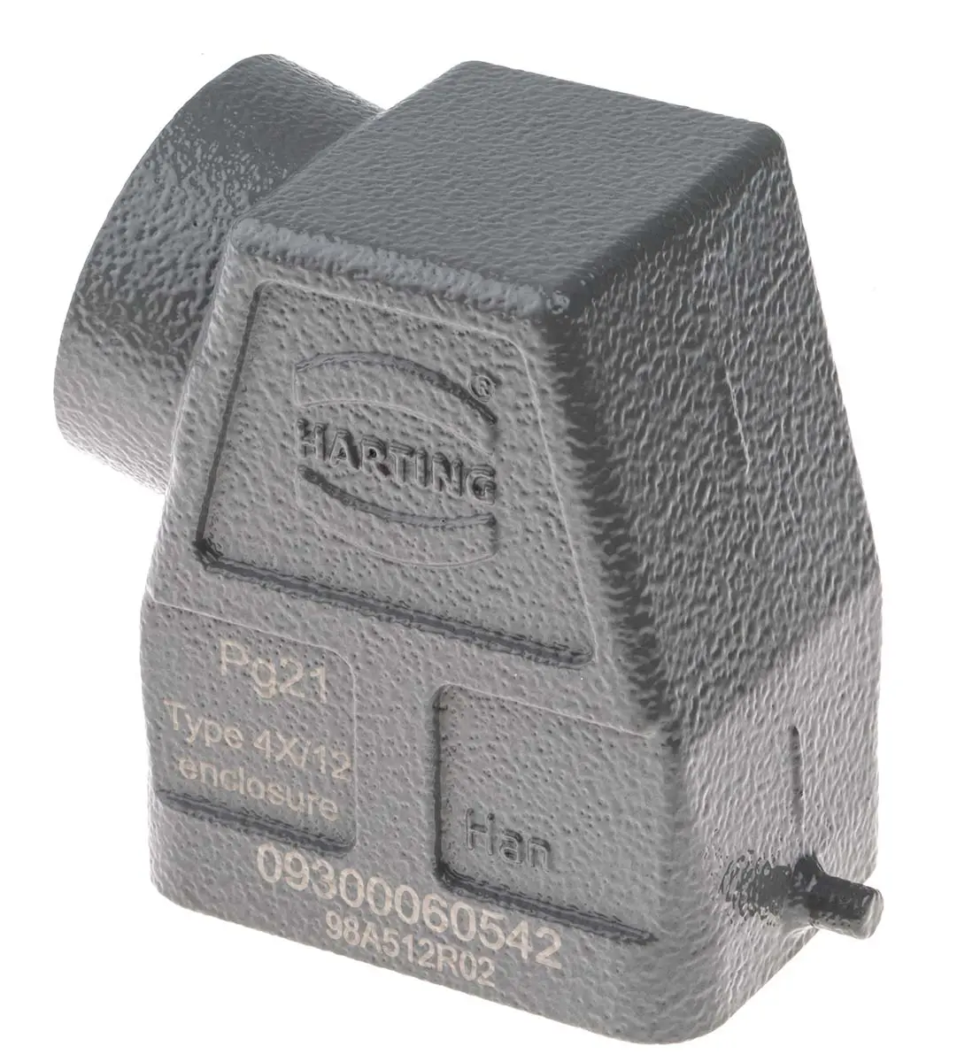Produktfoto 1 von HARTING Han B Kappe für robusten Stromversorgungsstecker 1 Hebel 1, Adapter 6B Steckverbinderkappe, IP65