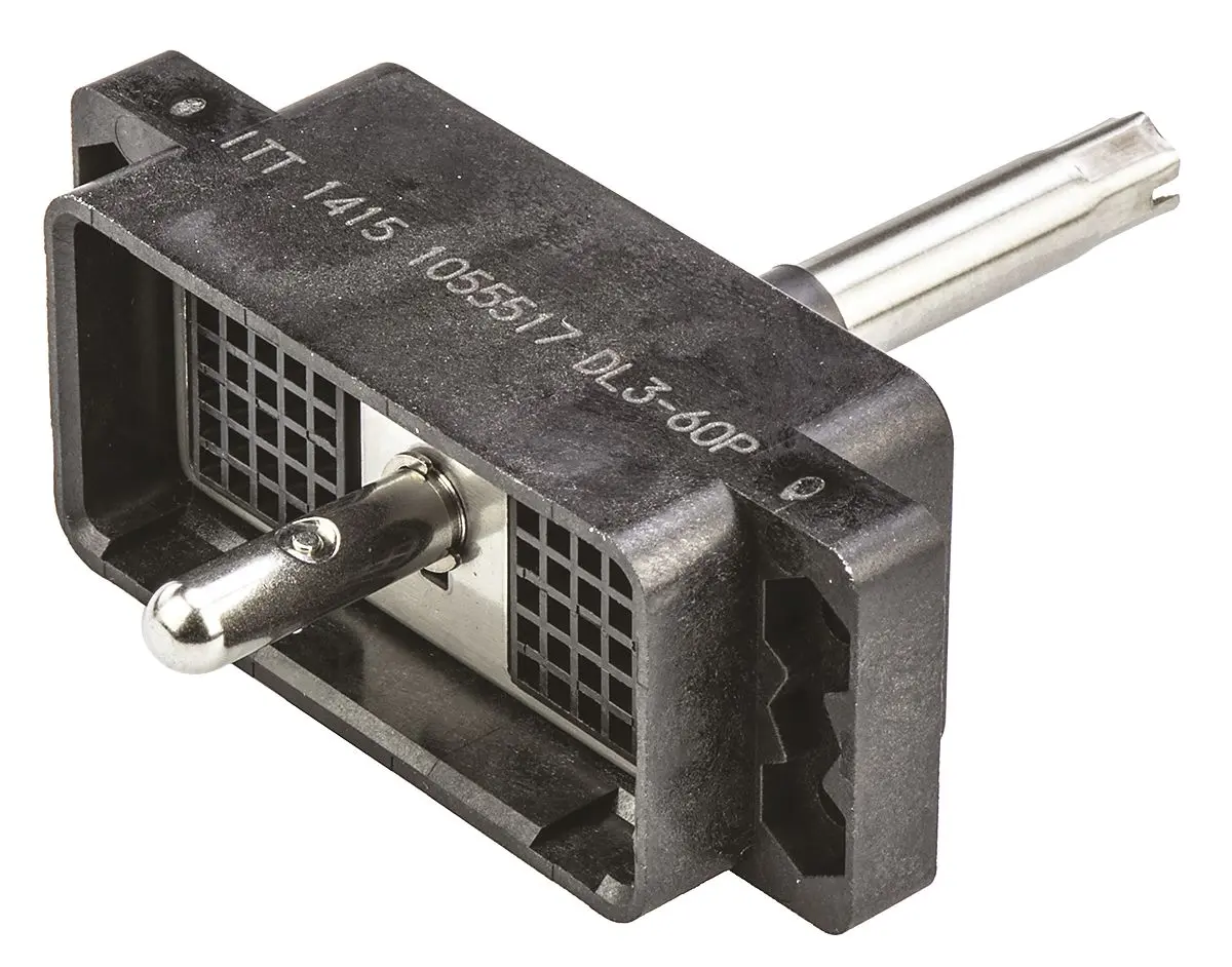 Produktfoto 1 von ITT Cannon DL, 2.54 mm Steckergehäuse CanNon-ZIF, 60-polig Stecker, Gerade, Panel