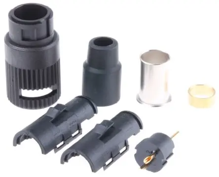 Produktfoto 1 von binder 710 Subminiature Rundsteckverbinder Stecker 2-polig Stecker 4A Kabel IP40