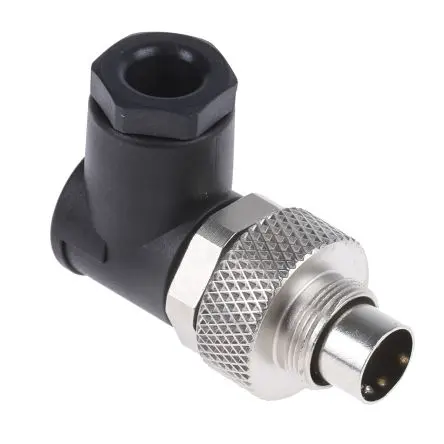 Produktfoto 1 von binder 712 11.5 mm M9 Rundsteckverbinder Stecker 2-polig Stecker 4A Kabel IP67