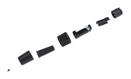Produktfoto 1 von binder 678 19.9 mm Miniature Rundsteckverbinder Stecker 3-polig Stecker 7A Kabel IP40