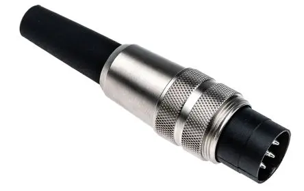 Produktfoto 1 von binder 680 18.5 mm M16 Rundsteckverbinder Stecker 7-polig Stecker 5A Kabel IP40
