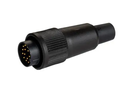 Produktfoto 1 von binder 678 19 mm Miniature Rundsteckverbinder Stecker 16-polig Stecker 3A Kabel IP40