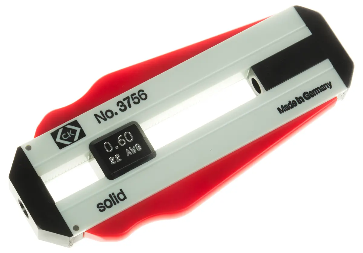 Produktfoto 1 von CK T3756 Abisolierer, Einzelader 0.6 mm, 98 mm