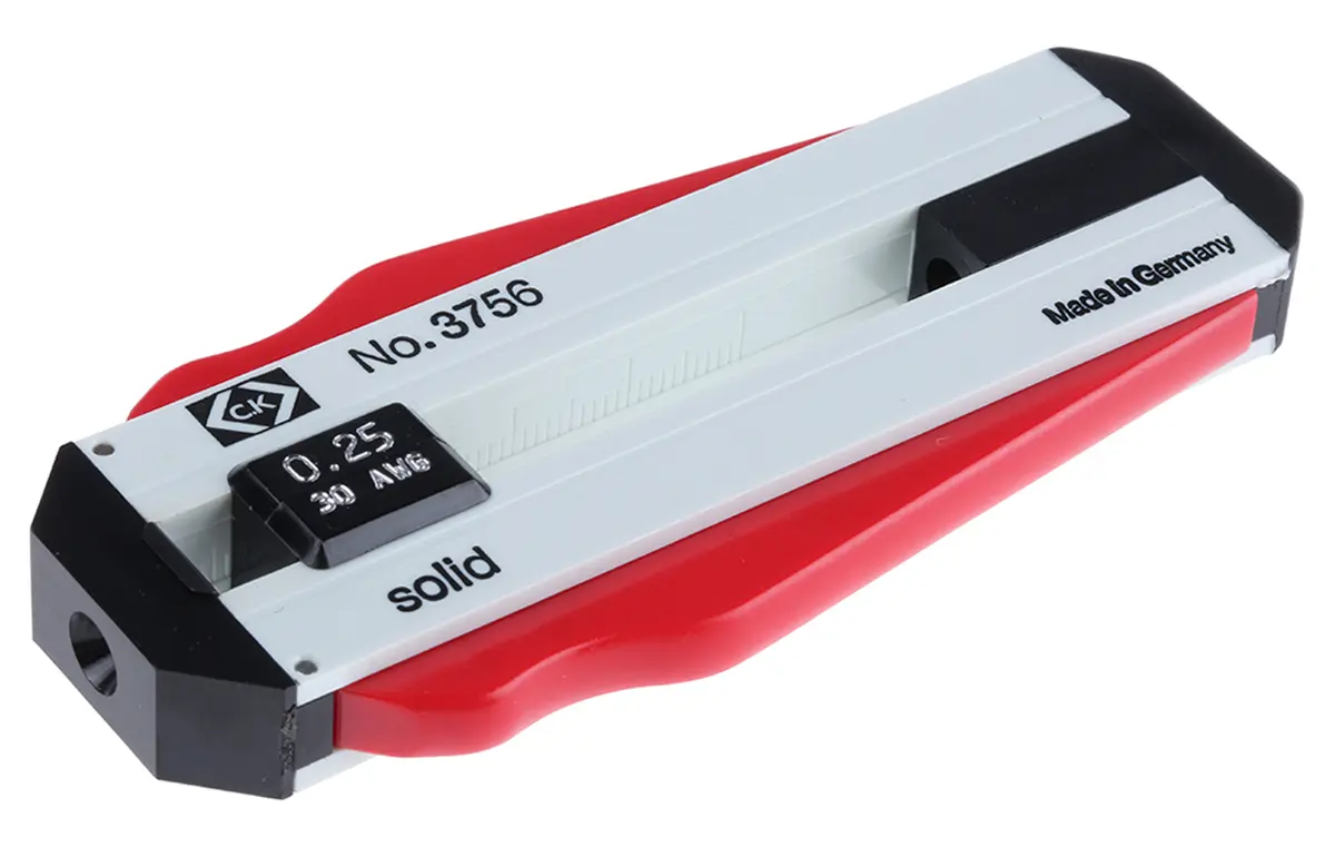 CK T3756 Abisolierer, Einzelader 0.25 mm, 98 mm