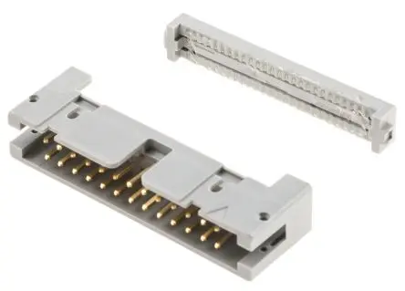 Produktfoto 1 von 3M 4600 IDC-Steckverbinder Stecker, gewinkelt, 26-polig Kabel / 2-reihig, Raster 2.54 mm