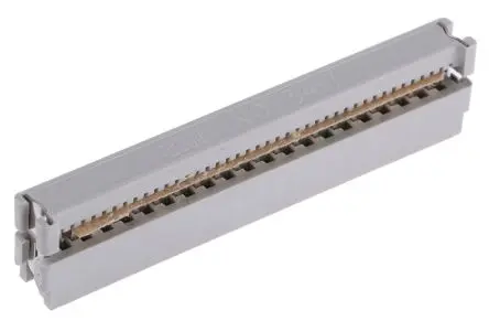 Produktfoto 1 von 3M 3000 IDC-Steckverbinder Buchse, gewinkelt, 40-polig Kabel / 2-reihig, Raster 2.54 mm