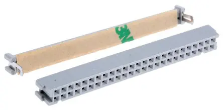 Produktfoto 1 von 3M 3000 IDC-Steckverbinder Buchse, gewinkelt, 50-polig Kabel / 2-reihig, Raster 2.54 mm