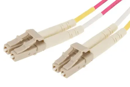Produktfoto 1 von RS PRO LWL-Kabel 5 m 2-Fasern, Raucharm halogenfrei Aqua, Violett 900 μm