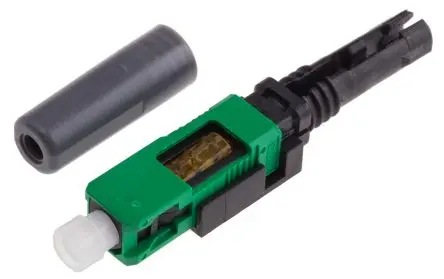 RS PRO SC LWL-Steckverbinder, SC, Singlemode, Simplex, 9/125 μm, APC 0.5dB, ø 3 mm, Grün