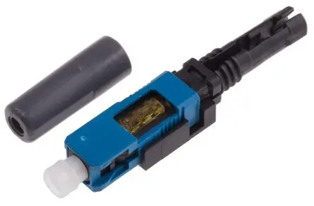 Produktfoto 1 von RS PRO SC LWL-Steckverbinder, SC, Singlemode, Simplex, 9/125 μm, PC 0.5dB, ø 3 mm, Blau