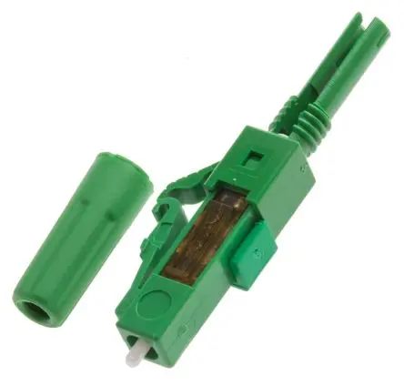 RS PRO LC LWL-Steckverbinder, LC, Singlemode, Simplex, 9/125 μm, APC 0.4dB, ø 2 mm, Grün