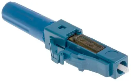 Produktfoto 1 von RS PRO LC LWL-Steckverbinder, LC, Singlemode, Simplex, 9/125 μm, PC 0.4dB, ø 2 mm, Blau