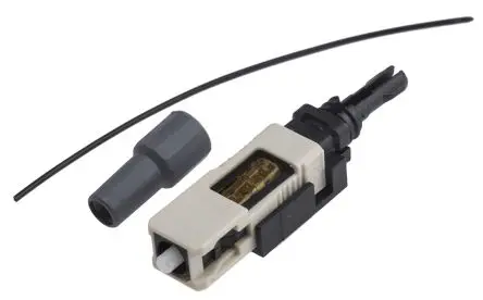 Produktfoto 1 von RS PRO SC LWL-Steckverbinder, SC, Multimodus, Simplex, OM1, 62.5/125 μm, PC 0.5dB, ø 900 μm, Beige
