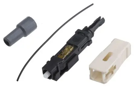 Produktfoto 1 von RS PRO SC LWL-Steckverbinder, SC, Multimodus, Simplex, OM3, 50/125 μm, PC 0.5dB, ø 900 μm, Beige
