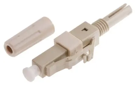Produktfoto 1 von RS PRO LC LWL-Steckverbinder, LC, Multimodus, Simplex, OM1, 62.5 mm, PC 0.4dB, ø 2 mm, Beige
