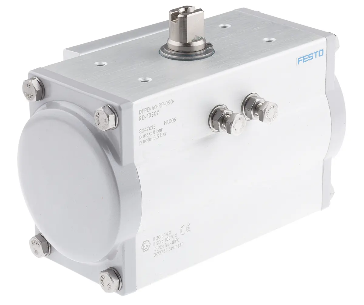 Produktfoto 1 von Festo DFPD Pneumatischer Drehantrieb Doppeltwirkend, Bohrung Ø 40 mm, 8 bar