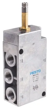Produktfoto 1 von Festo 5/2 MFH Pneumatisches Magnetventil G, Elektromagnet-betätigt